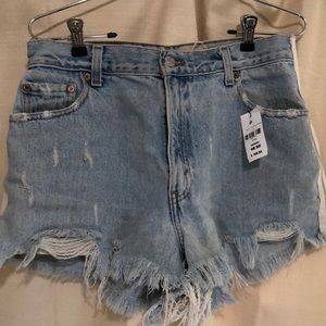 Loose Jean Shorts
